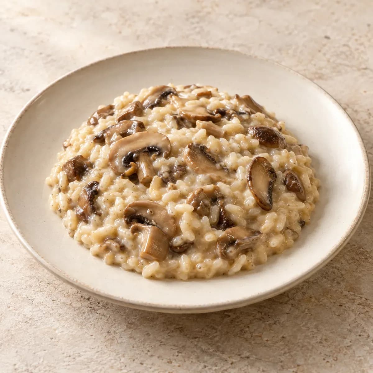 Risotto alla Milanese – KI-generierte, illustrative Darstellung