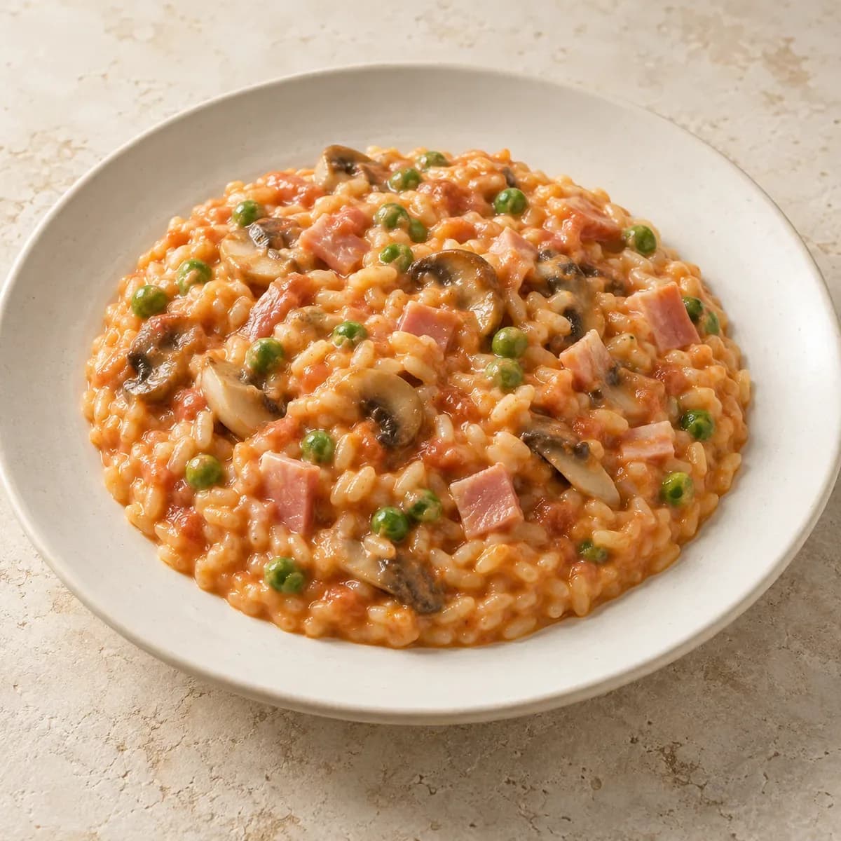 Risotto alla Francescana – KI-generierte, illustrative Darstellung