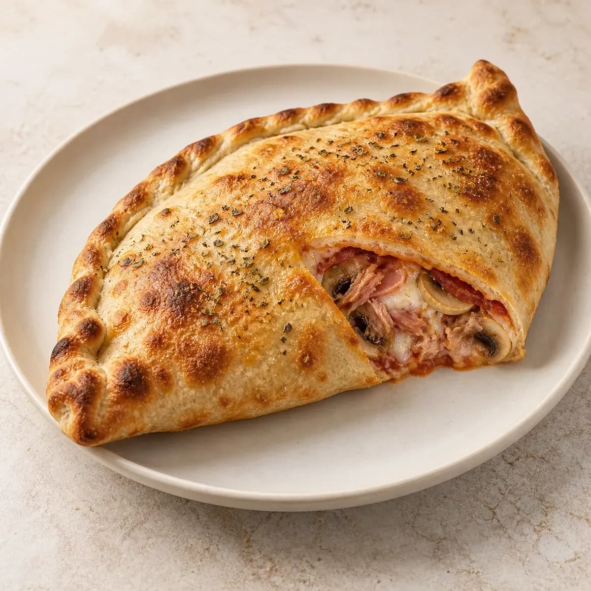Calzone – KI-generierte, illustrative Darstellung